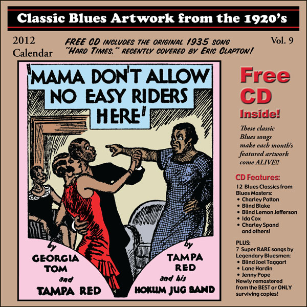 Tefteler 2011 Blues Calendar front cover